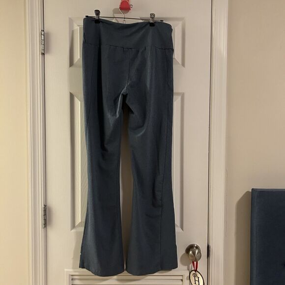 Betabrand Dress Pant Yoga Pants Light Heather Blue Boot Cut Athleisure Petite - Picture 4 of 7